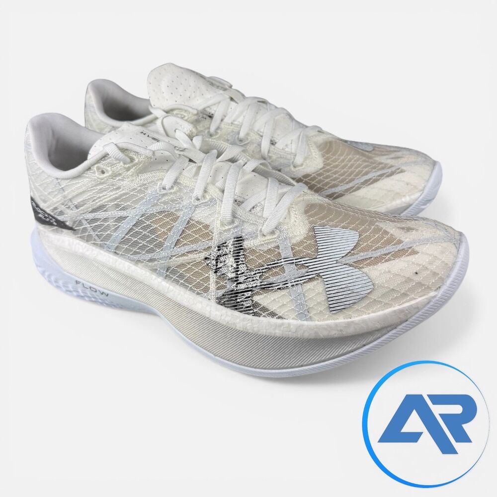 Under Armour Flow Velociti Elite 2 White Metallic Men's Size 11.5 3027205-102